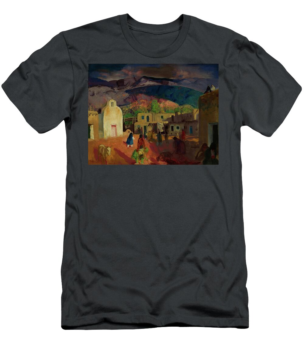 Pueblo Tesuque George Bellows T-Shirt
