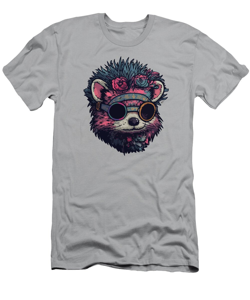 Punk Hedgehog Amir Faysal T-Shirt