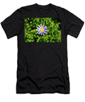 Purple Felicia Flower Top View Johan Ferret T-Shirt