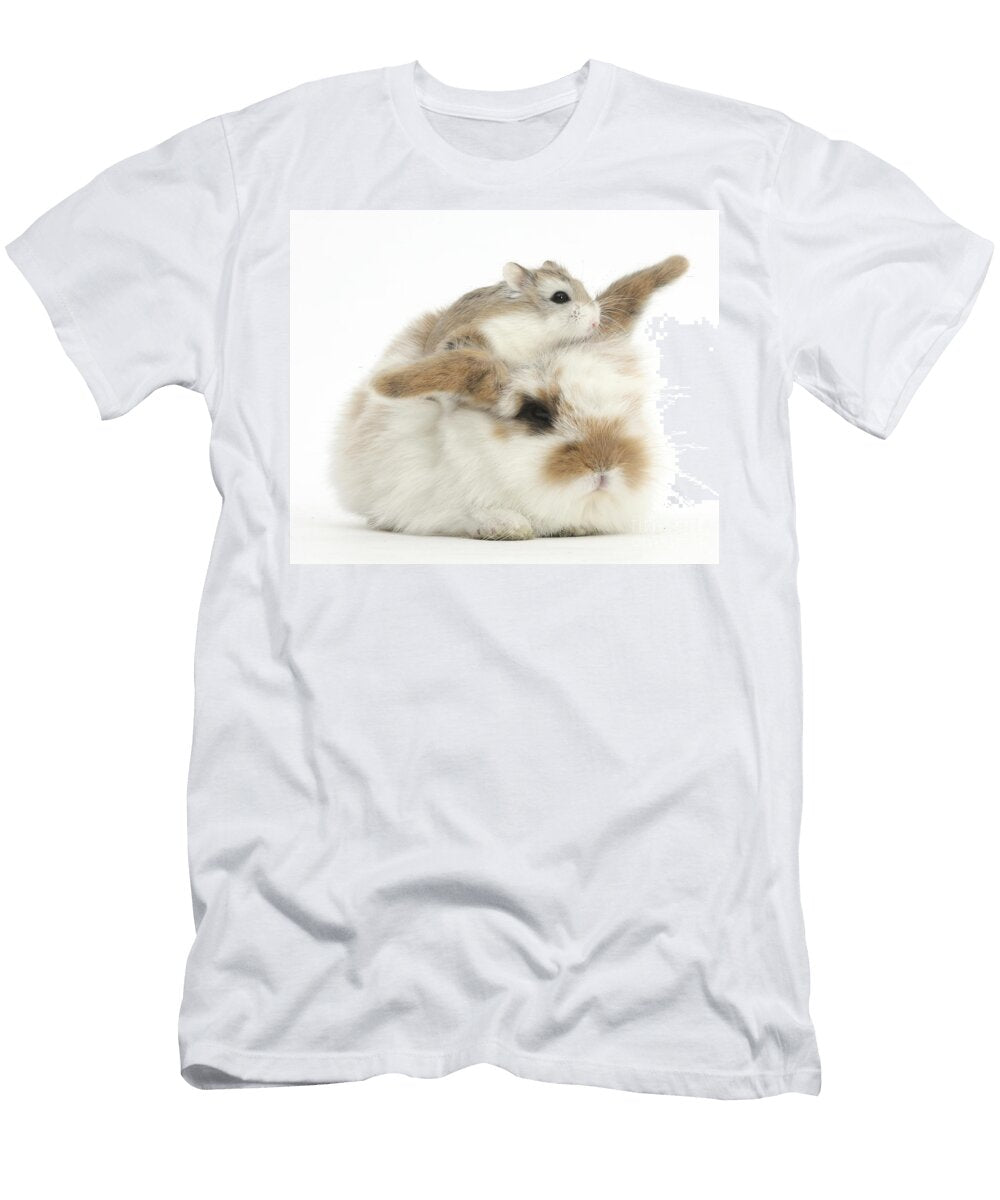 Rabbit with Roboroviski Hamster Mark Taylor T-Shirt