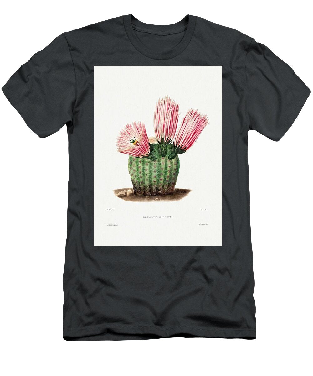 Rainbow Cactus Echinocactus Pectiniferus From Iconographie Descriptive Des Cactees By Charles Antoin Les Classics T-Shirt