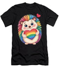 Rainbow Hedgehog with Heart Joanna Redesiuk T-Shirt
