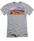 Rainbow Wilderness Panorama At Red Rock Canyon Before Sunrise Las Vegas Nevada Silvio Ligutti T-Shirt
