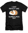 Really Like Guinea Pigs Rodent Moon T-Shirt