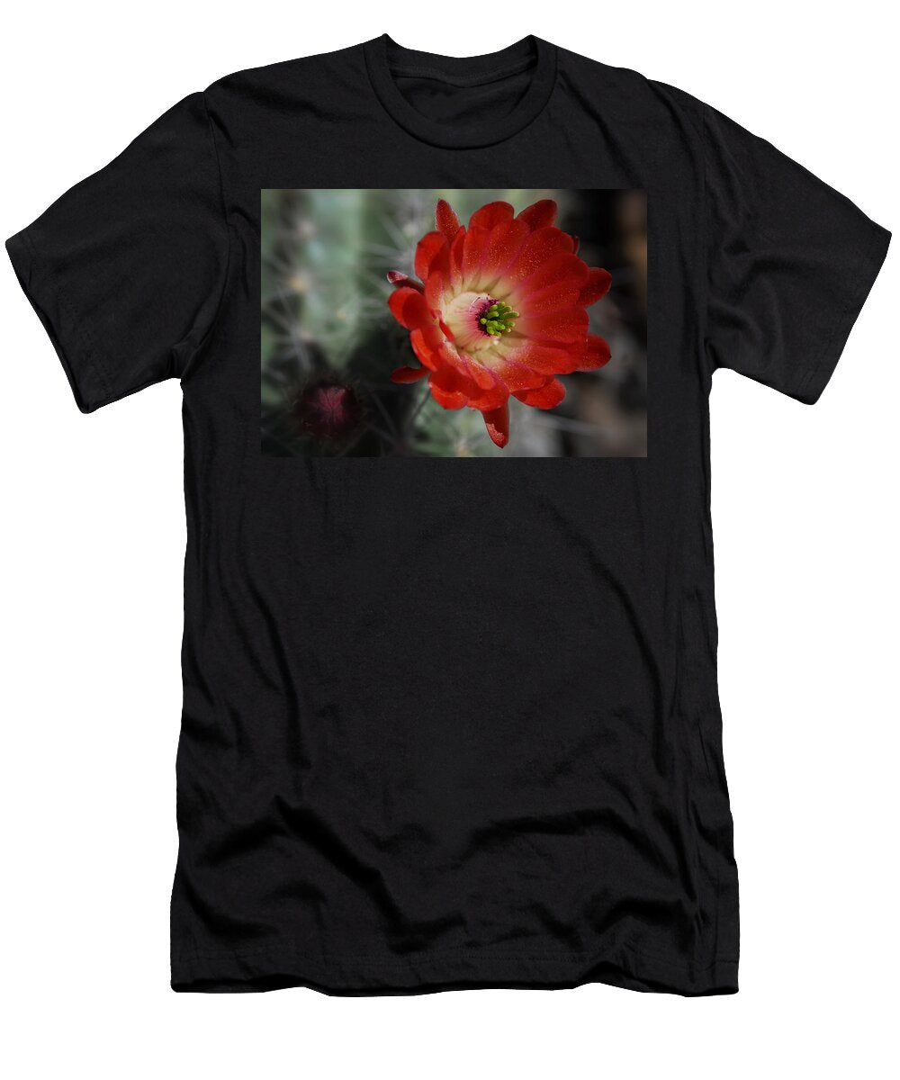 Red Hedgehog Flower Saija Lehtonen T-Shirt