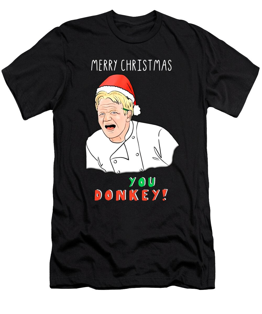 Redbull Gordon Ramsay Merry Christmas You Donkey Duong Dam T-Shirt