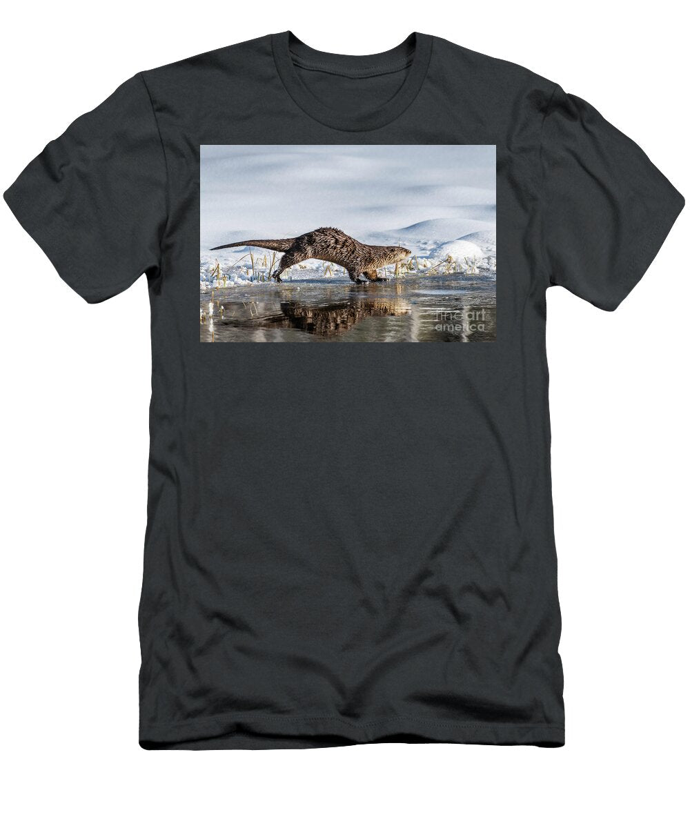 Reflecting on Winter Daryl L Hunter T-Shirt