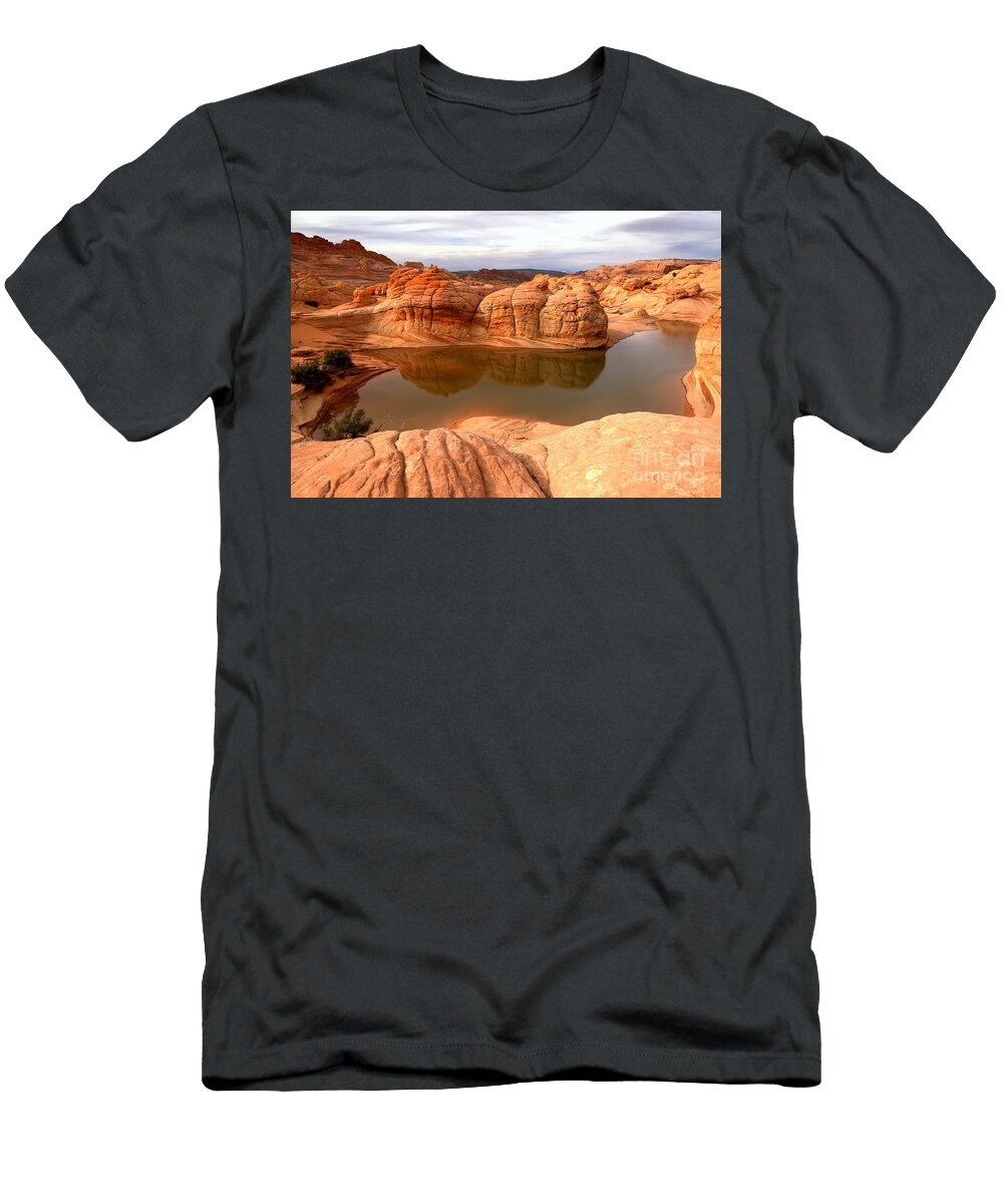 Reflections At Coyote Buttes Adam Jewell T-Shirt