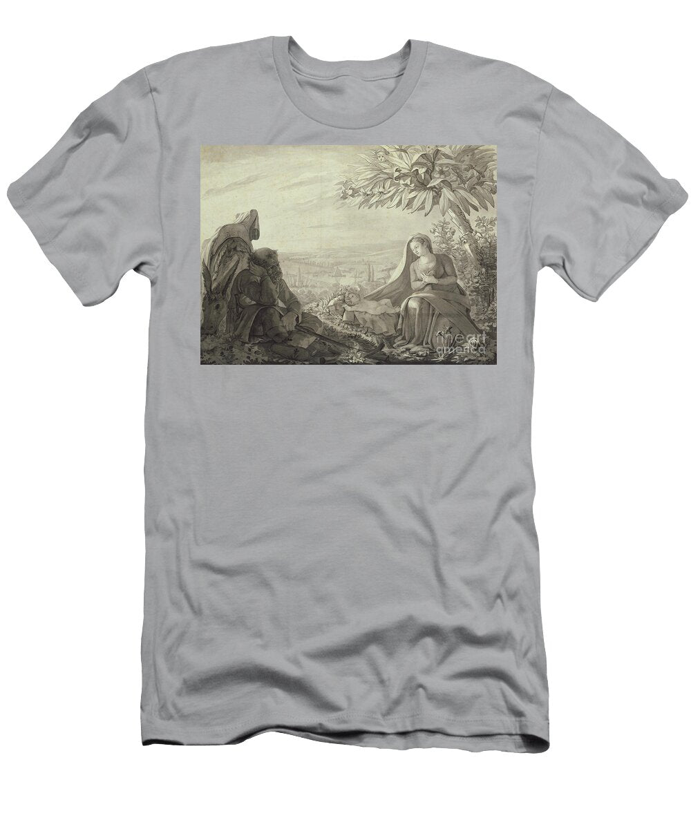 Rest on the Flight Into Egypt 1805 Philipp Otto Runge T-Shirt