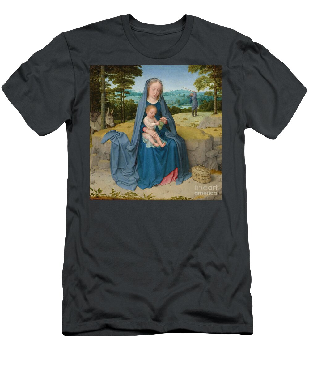 Rest on the Flight Into Egypt Gerard David T-Shirt