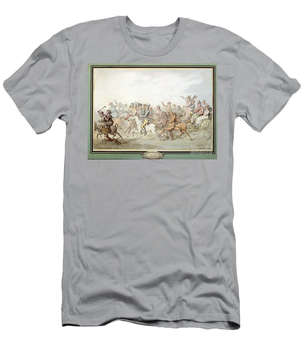 Return From Epsom Races 1823 Thomas Rowlandson T-Shirt