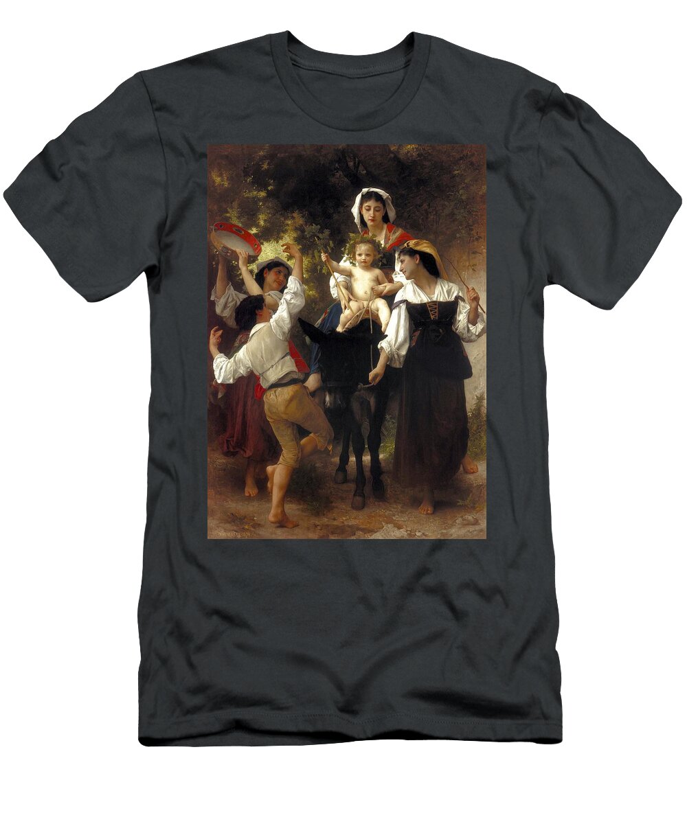 Return From Harvest William Adolphe Bouguereau T-Shirt