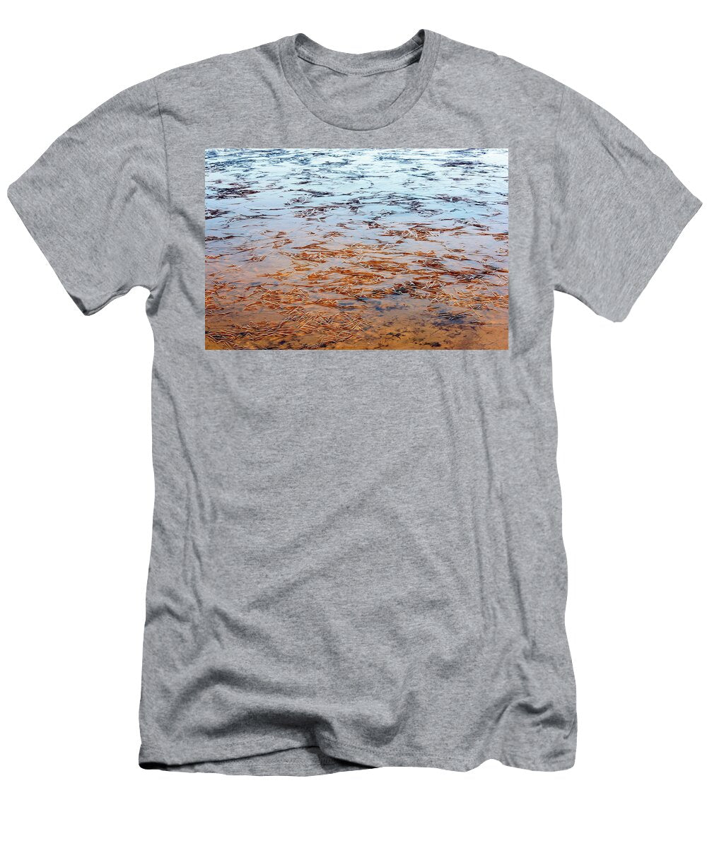 Ripled Ice on a Lake Johan Ferret T-Shirt