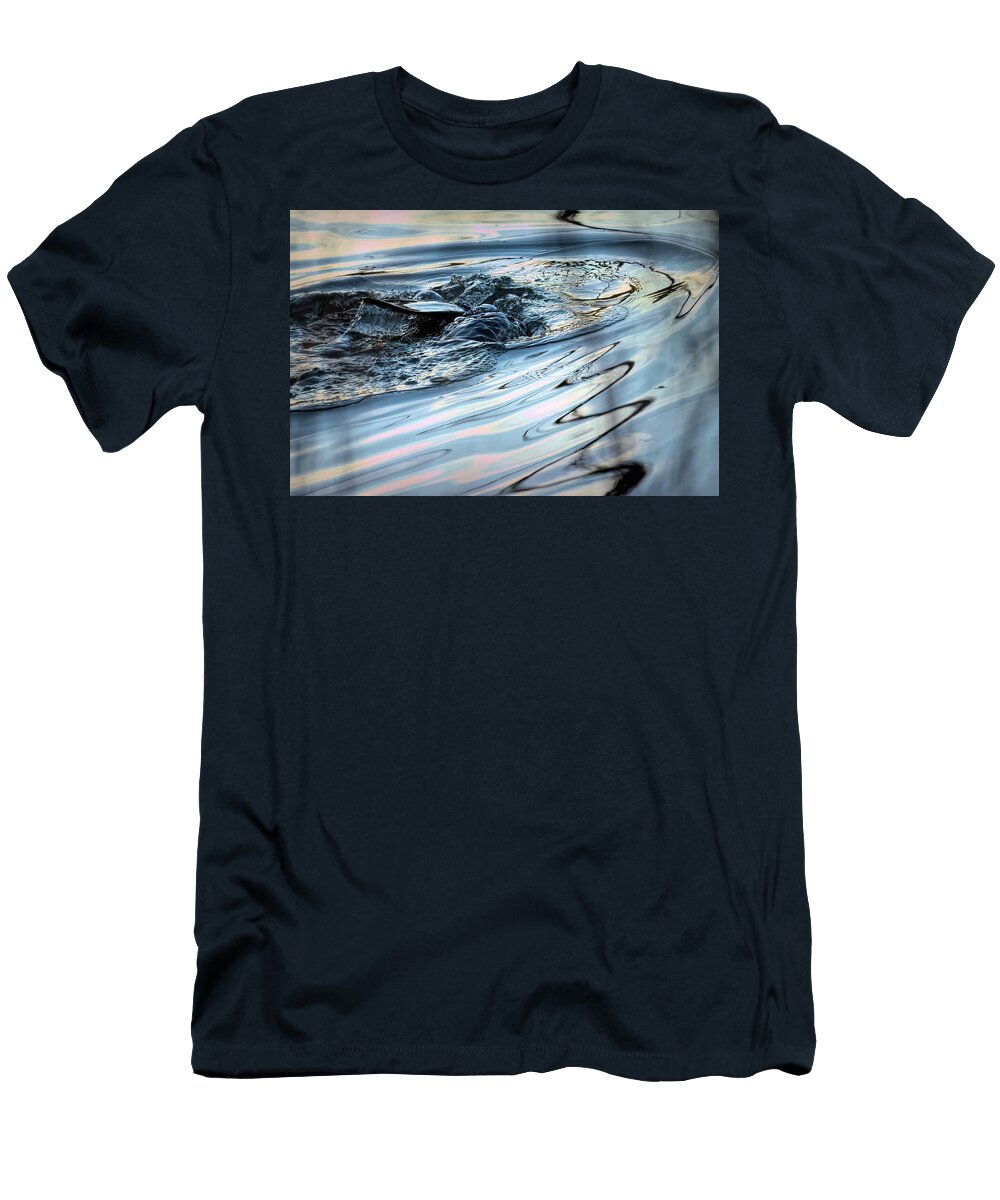 Rippling Water Reflection Dennis Lundell T-Shirt