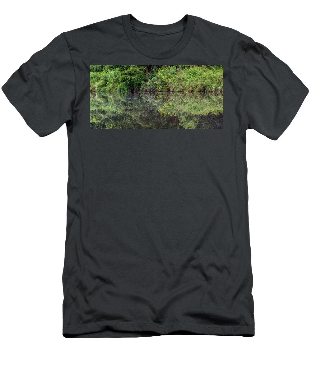 Riverbank Abstract 2 Bonfire Photography T-Shirt