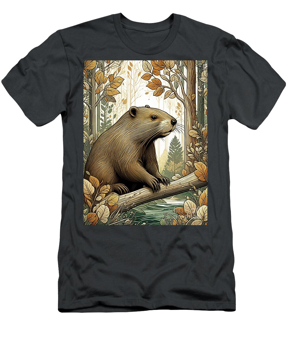Riverside Beaver Philip Openshaw T-Shirt