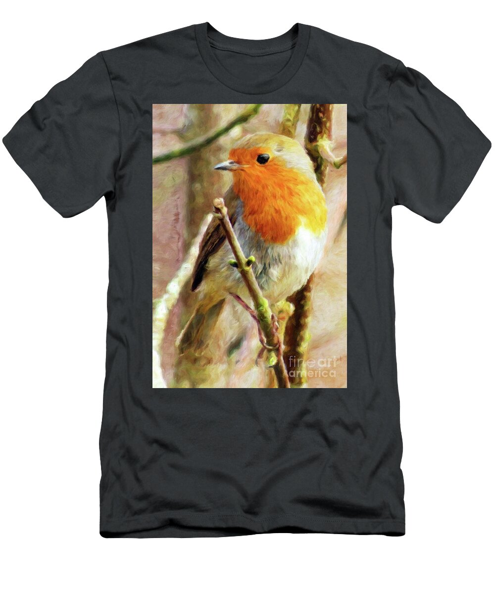 Robin Red Breast Sarah Kirk T-Shirt