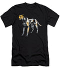 Robotic Cheetah on Black Background Aukim Edenrose T-Shirt