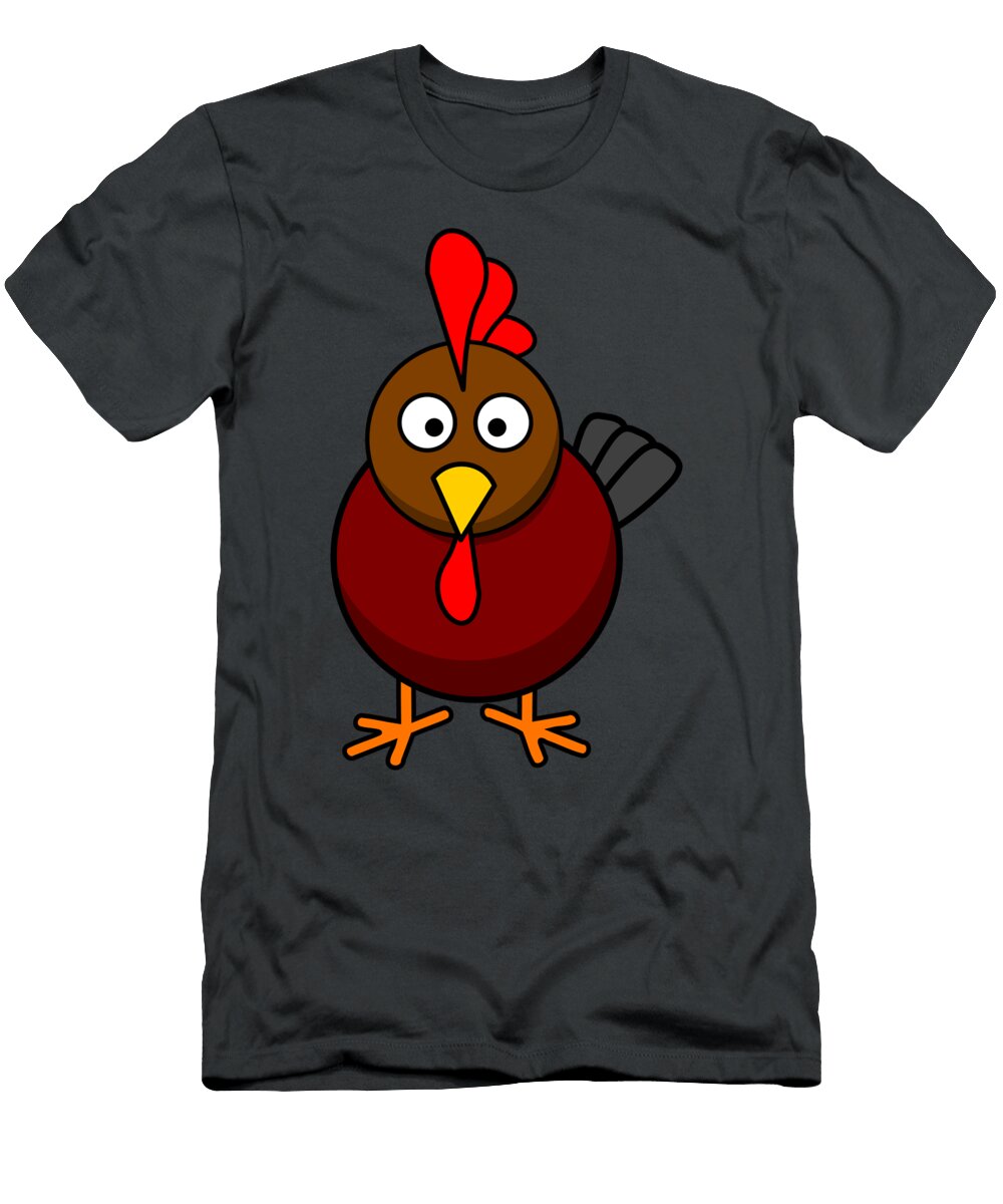 Rooster Cock Cockerel Bird Animal Farm Funny Gift Ideas T-Shirt