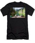 Rowing Boats Docking in Beaver Lake Arkaitz Saiz T-Shirt