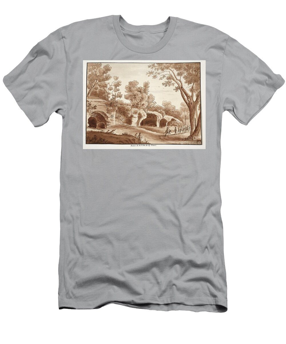 Ruins of the Villa of Quintilius Varus 1833 Agostino Tofanelli T-Shirt