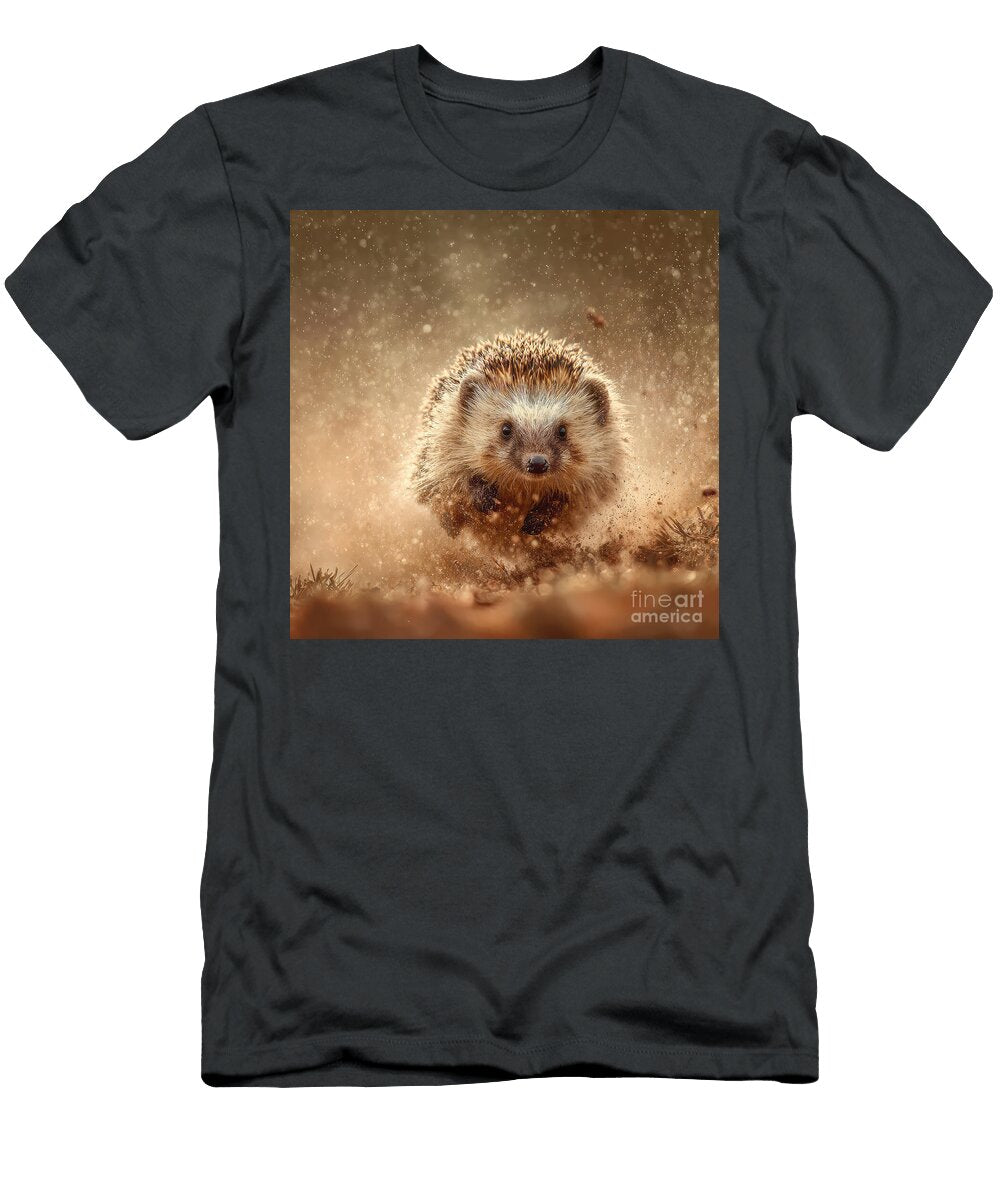 Running Hedgehog Elisabeth Lucas T-Shirt