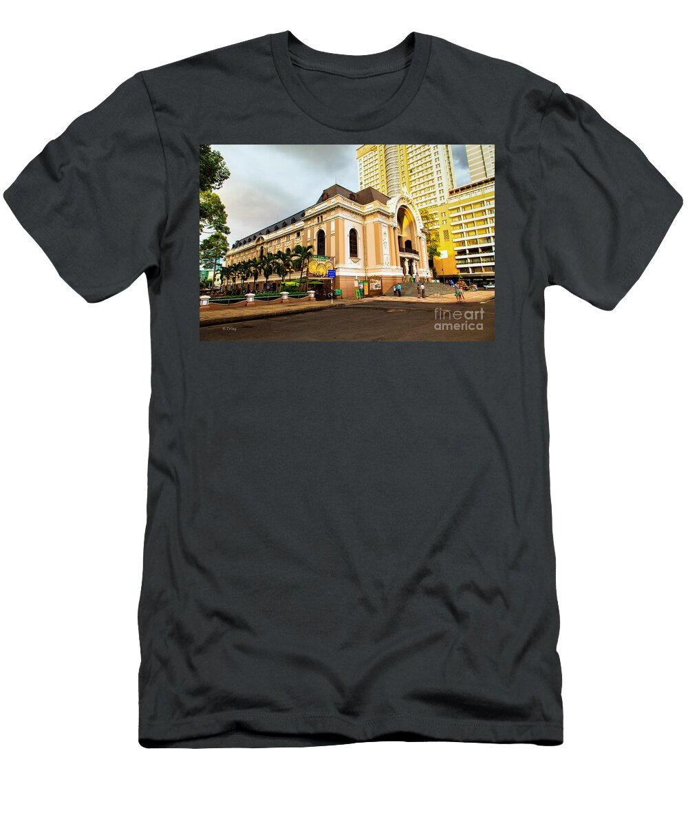 Saigons Opera House Vietnam Rene Triay Photography T-Shirt