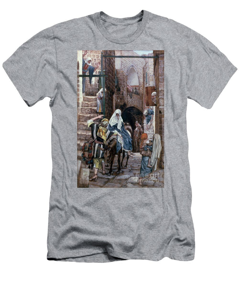 Saint Joseph Seeks Lodging in Bethlehem Tissot T-Shirt