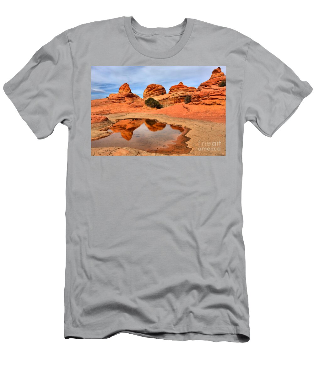Sandstone Butte Reflections Adam Jewell T-Shirt