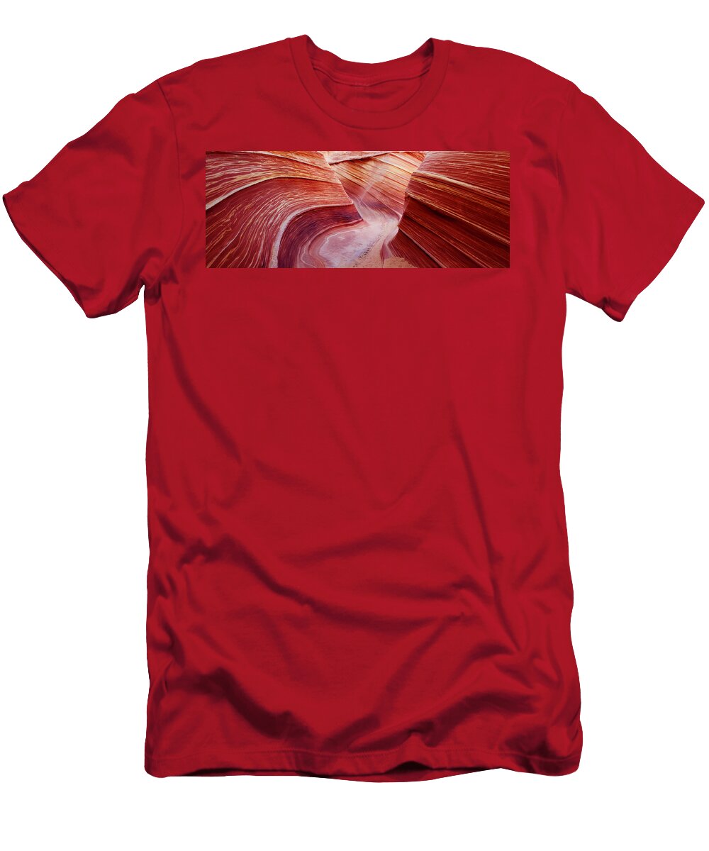 Sandstone Rock Formations the Wave Pete Saloutos T-Shirt