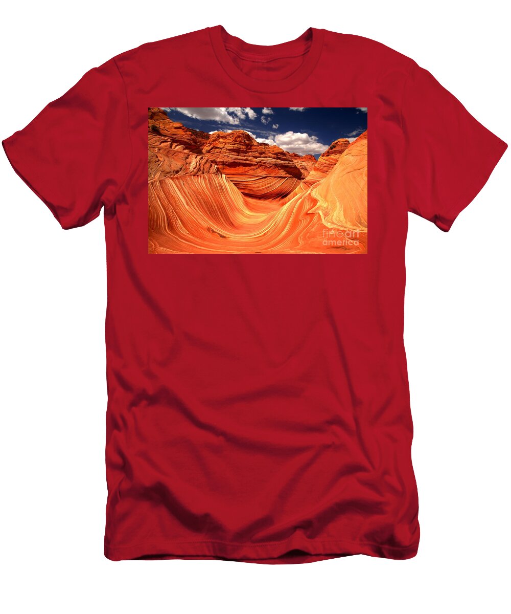 Sandstone Waves and Clouds Adam Jewell T-Shirt