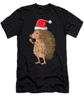 Santa Hat Hedgehog Christmas Yuletide Xmas Gift Haselshirt T-Shirt