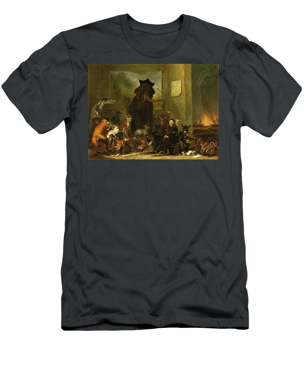 Satire on the Trial of Johan Van Oldenbarneveldt Cornelis Saftleven T-Shirt
