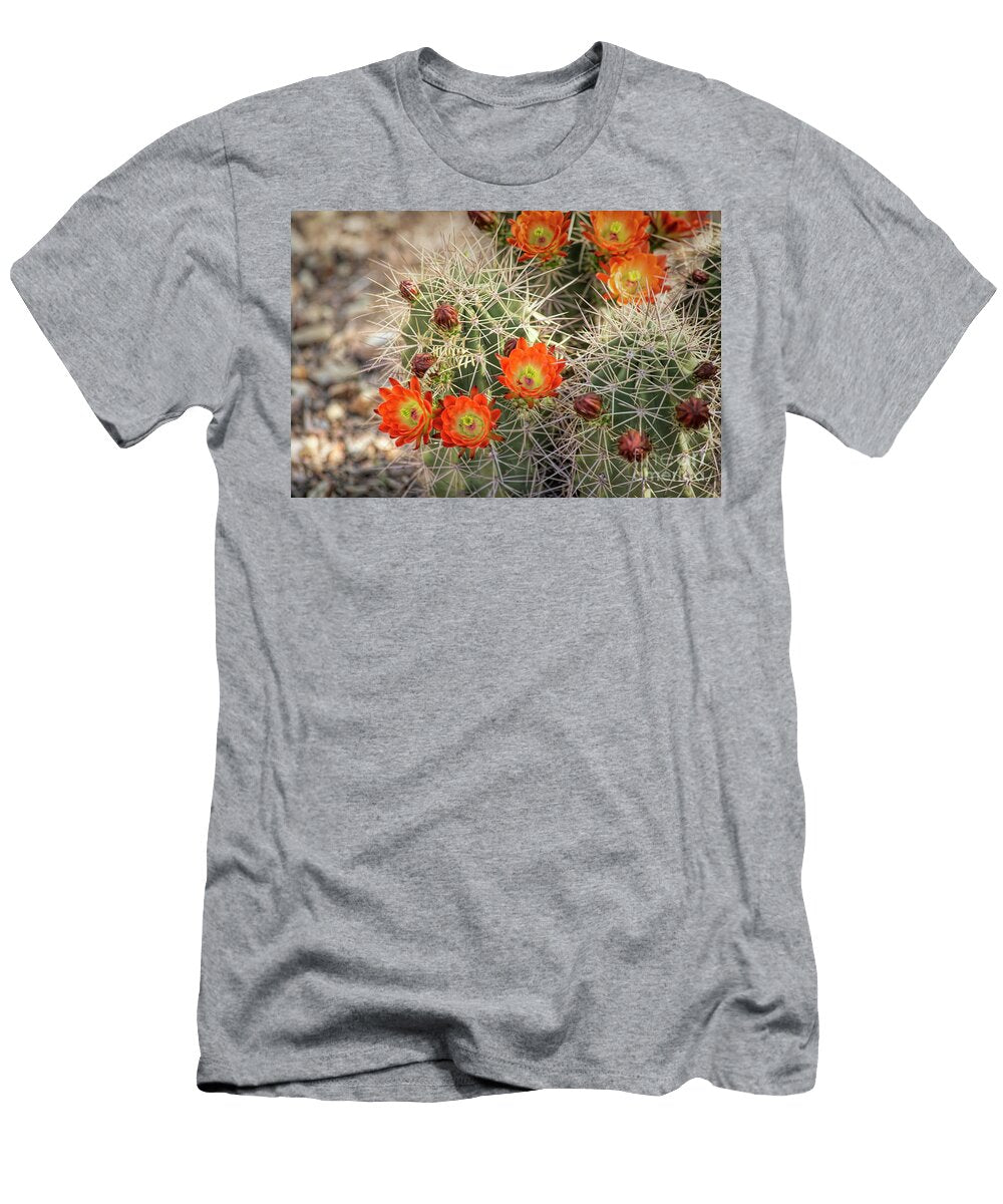 Scarlet Hedgehog Cactus Elisabeth Lucas T-Shirt