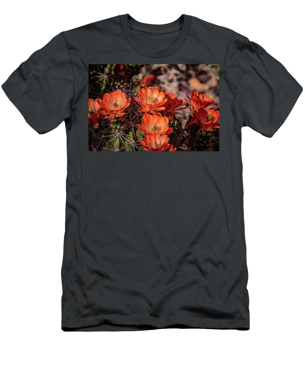 Scarlett Hedgehog Flowers Linda Unger T-Shirt