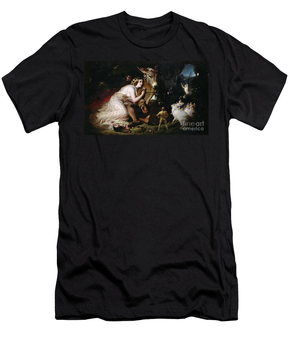 Scene From a Midsummer Nights Dream Sir Edwin Landseer T-Shirt