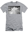 Scenic Landscape with Rock Formations Panoramic Images T-Shirt