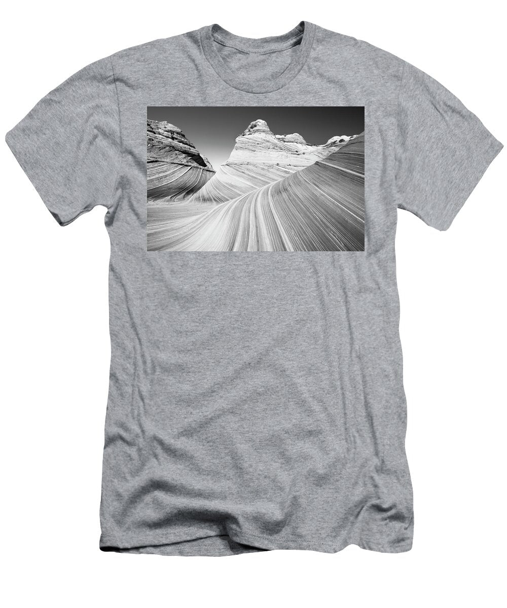 Scenic Landscape with Rock Formations Panoramic Images T-Shirt