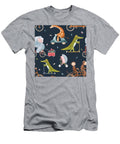 Seamless Pattern Cute Animals on Transport Julien T-Shirt