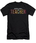 Senior Teacher Life Leopard Educator Appreciation Jensen Cena T-Shirt