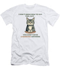 Serious Cat Confession You Dont Have a Hamster Anymore Beltschazar T-Shirt