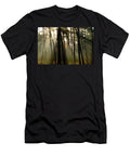 Shadows From Trees and Calm Sunlight in Forest Johan Ferret T-Shirt