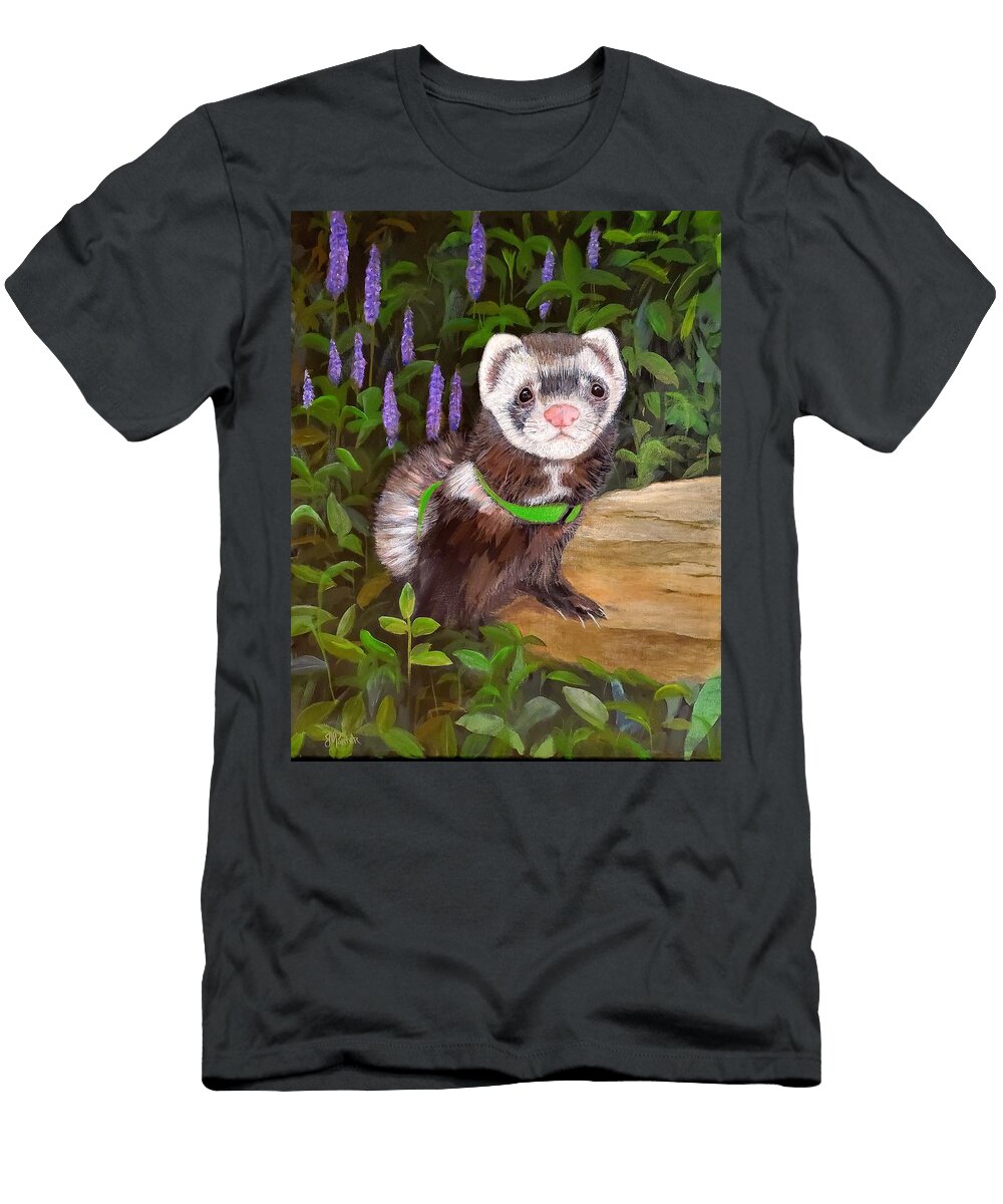 Shark Jakes Ferret Jeanne Porter T-Shirt