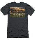 Sheep Flock At Dawn Arrowtown Otago New Colin Monteath Hedgehog House T-Shirt