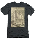 Shepherd with Goats and a Donkey in Front of the Ruins 1693 Pen and Grey Ink and Pencil on Paper Willem Romeyn T-Shirt