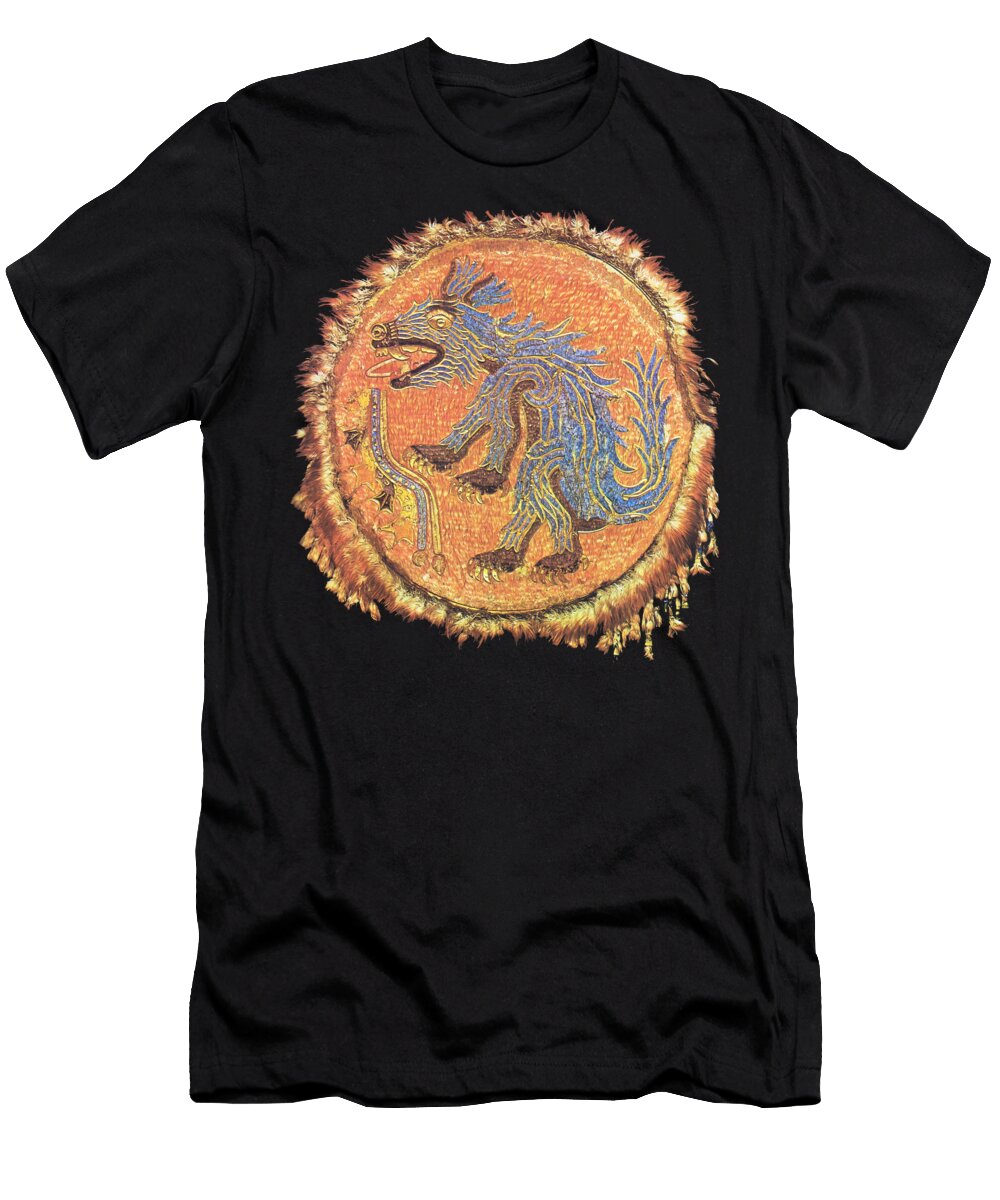Shield of the Aztec King Ahuizotl Arkitekta Art T-Shirt