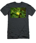 Single Yellow Flower Sticking Up with Copy Space Johan Ferret T-Shirt