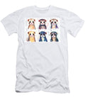 Six Colorful Watercolor Ferret Portraits Owen Mike T-Shirt