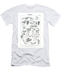 Skeletons and Skulls of Carnivores 1851 Lithography C Roth T-Shirt