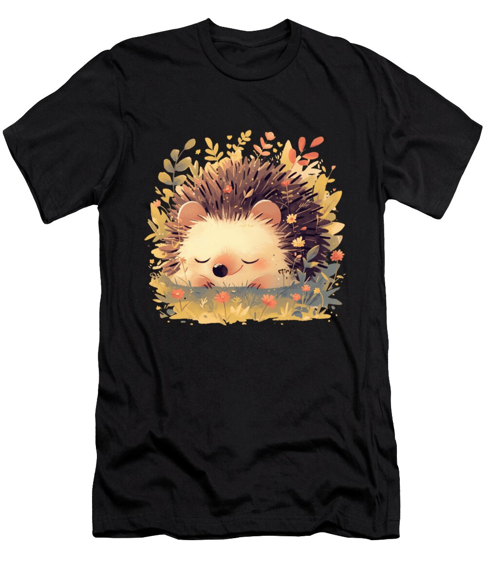 Sleeping Hedgehog Kids Campbell Alan T-Shirt